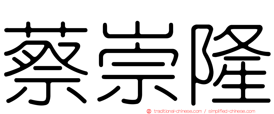 蔡崇隆