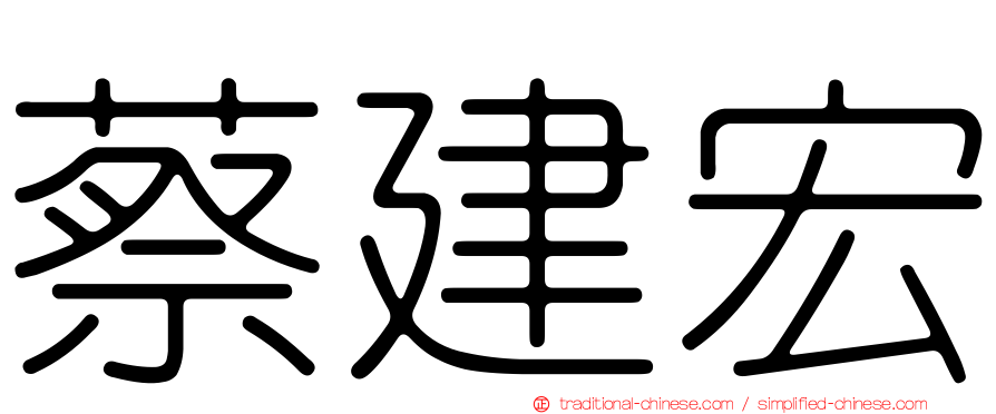 蔡建宏