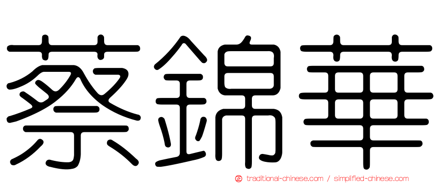 蔡錦華