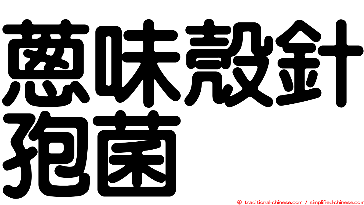 蔥味殼針孢菌