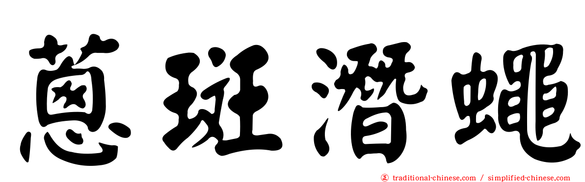蔥斑潛蠅