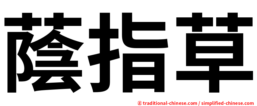 蔭指草