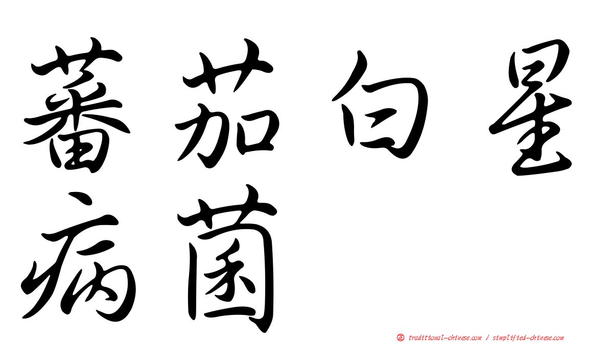 蕃茄白星病菌