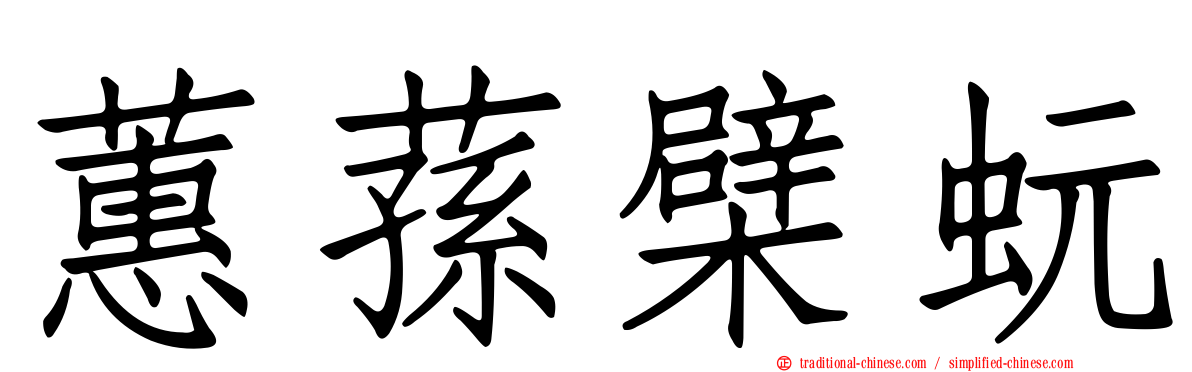 蕙蓀檗蚖