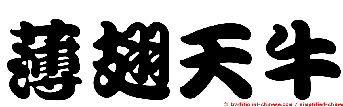 薄翅天牛