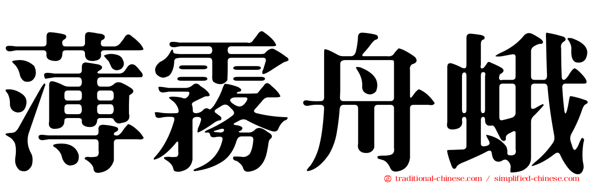 薄霧舟蛾
