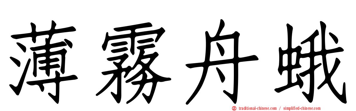 薄霧舟蛾