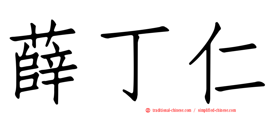 薛丁仁