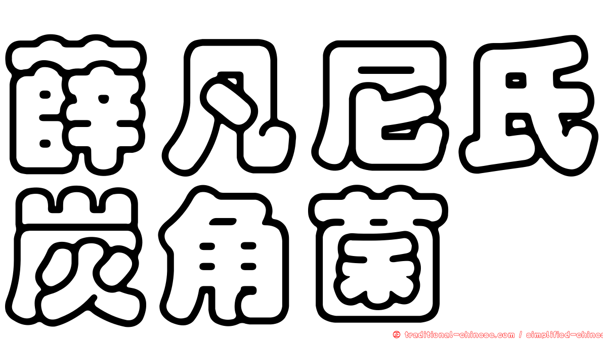 薛凡尼氏炭角菌