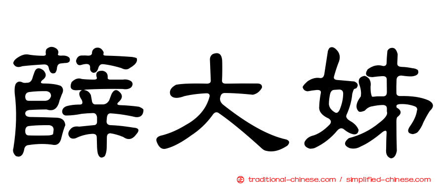 薛大姊
