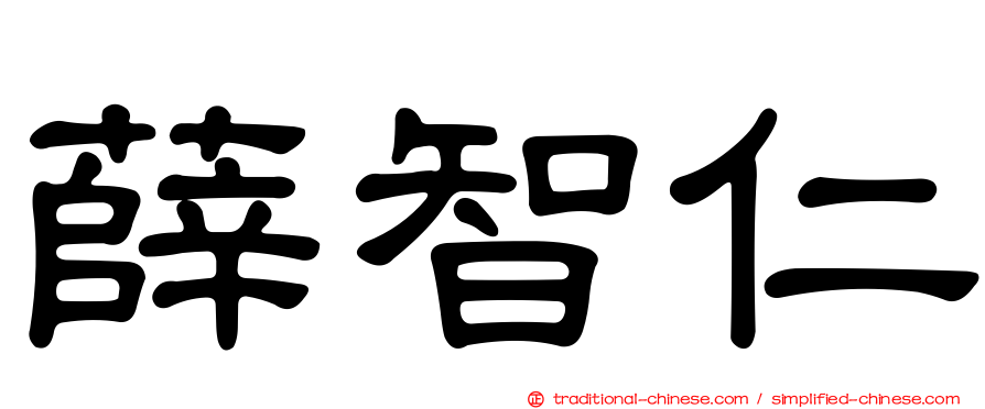 薛智仁