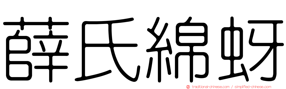 薛氏綿蚜