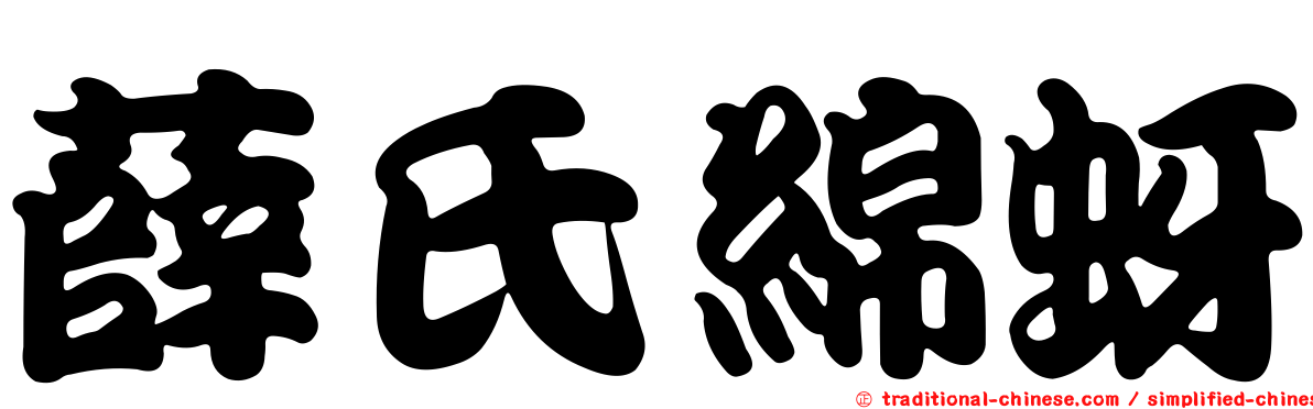 薛氏綿蚜