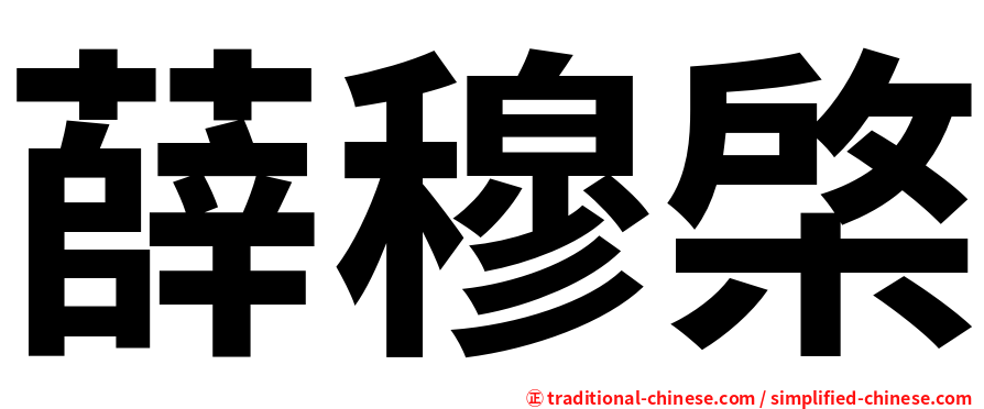 薛穆棨