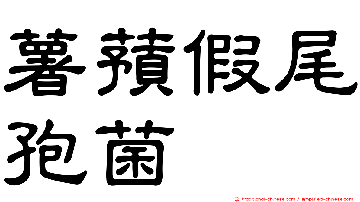薯蕷假尾孢菌