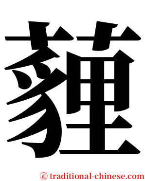 薶 serif font