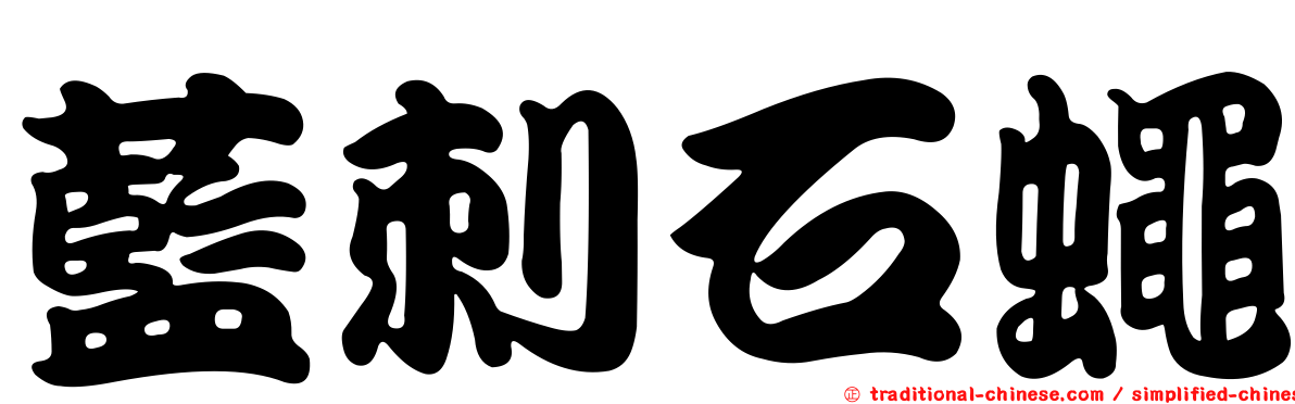 藍刺石蠅