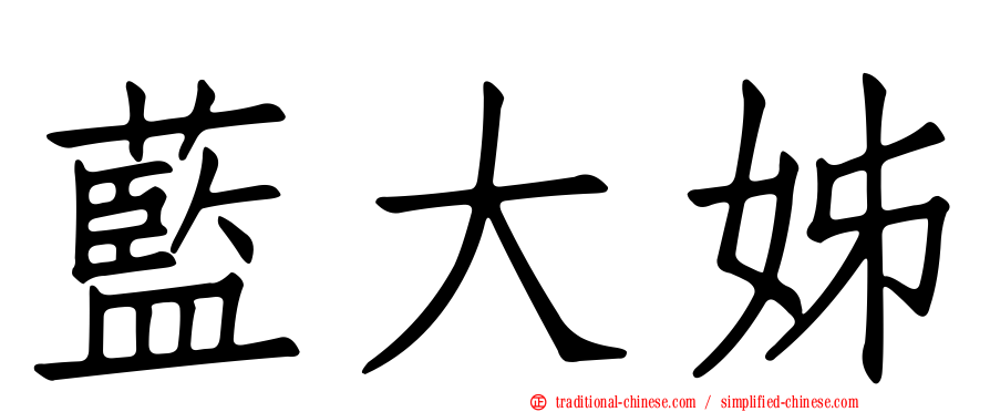 藍大姊