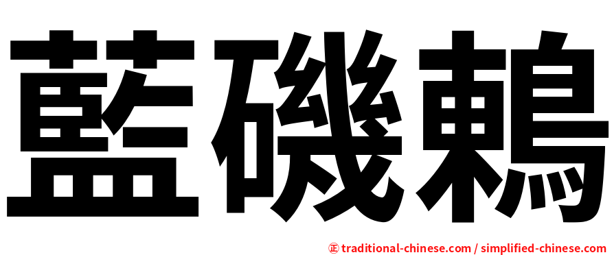 藍磯鶇