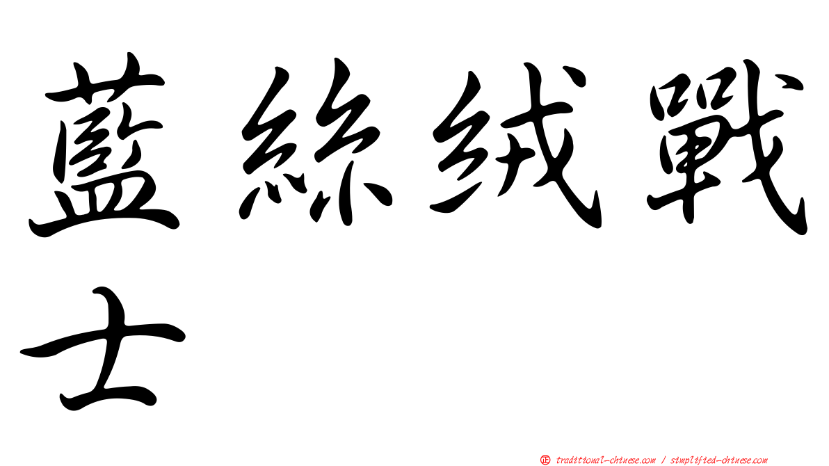 藍絲絨戰士