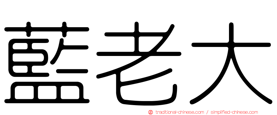 藍老大