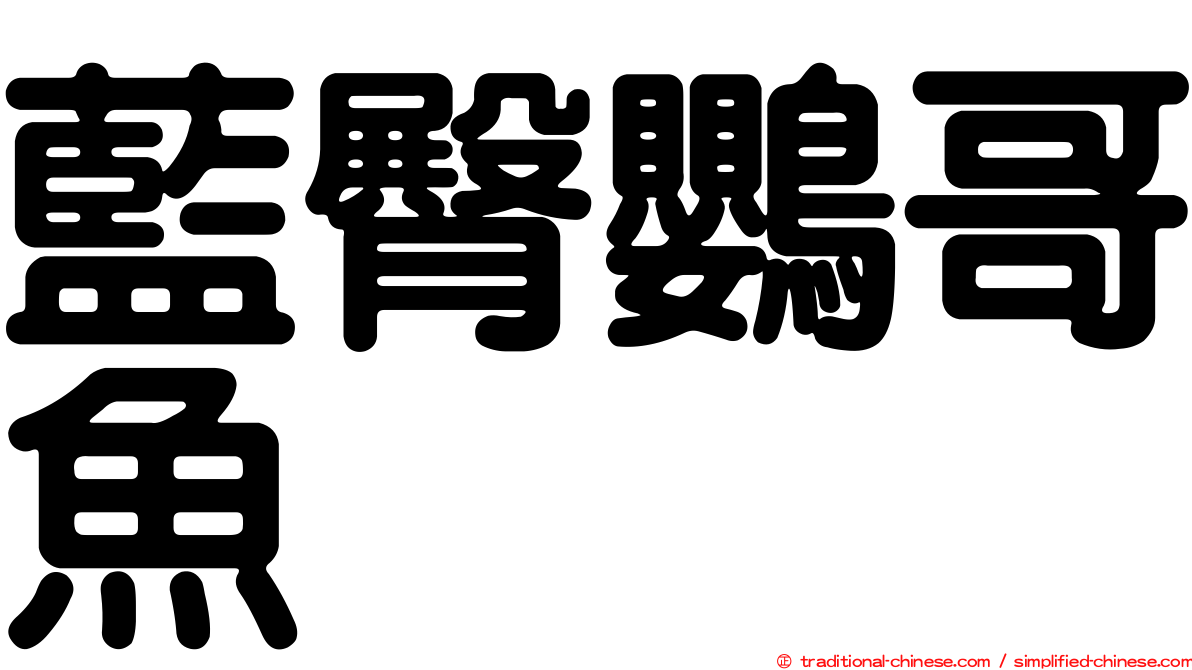 藍臀鸚哥魚