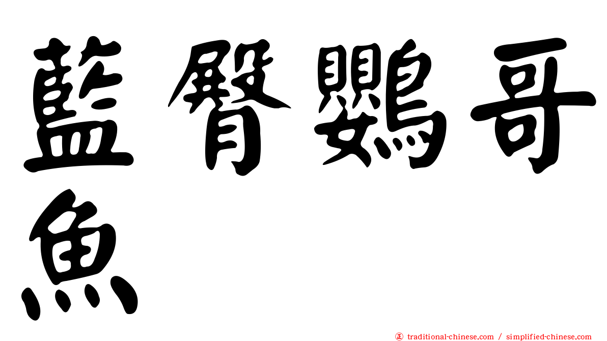 藍臀鸚哥魚