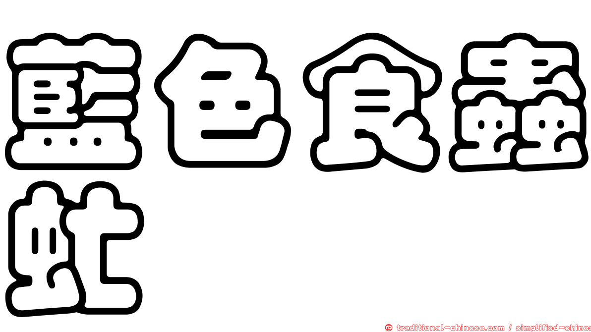藍色食蟲虻