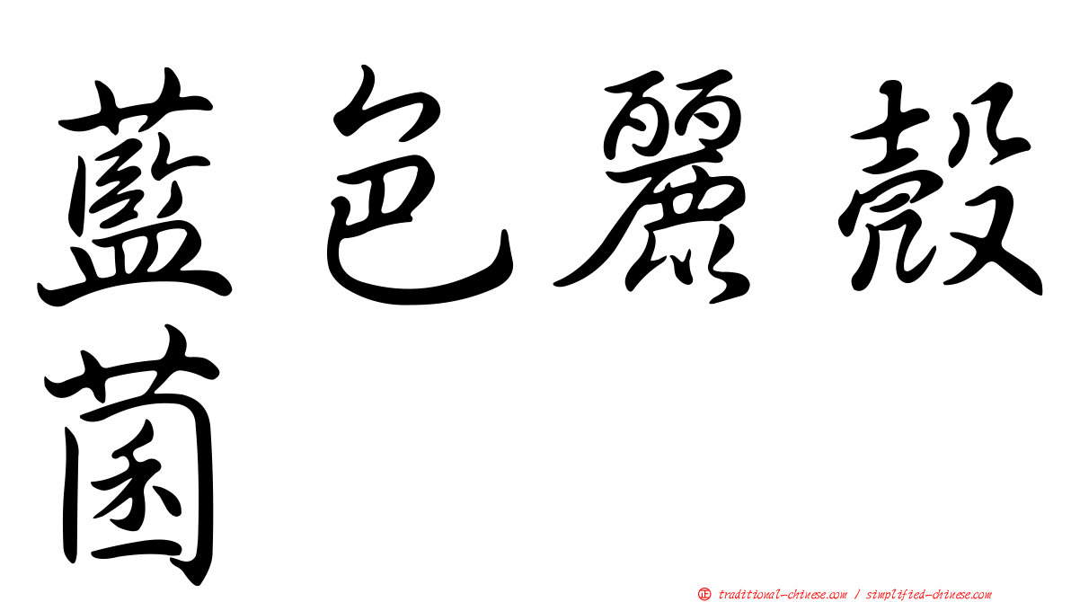 藍色麗殼菌