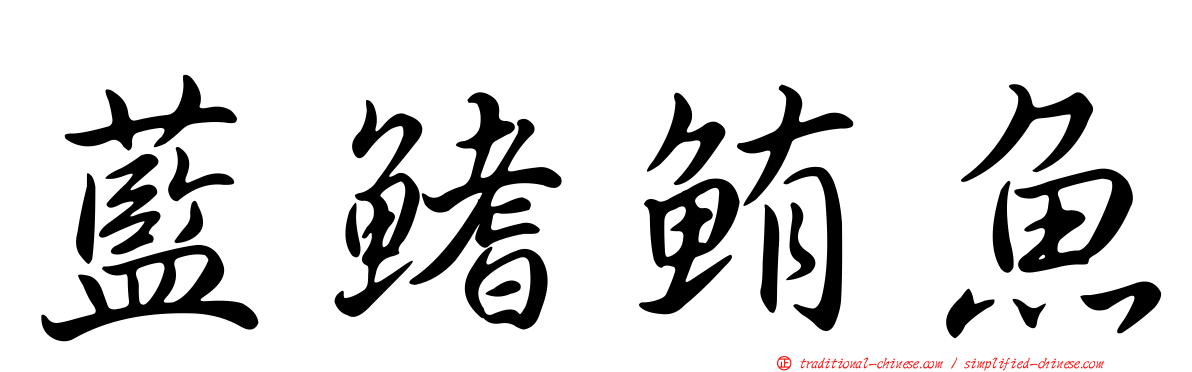 藍鰭鮪魚