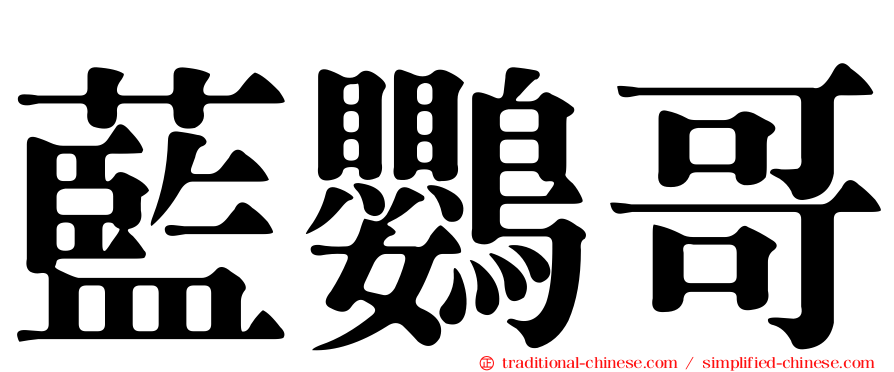 藍鸚哥