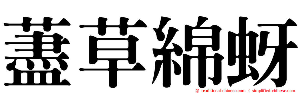 藎草綿蚜