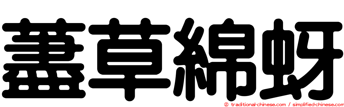 藎草綿蚜