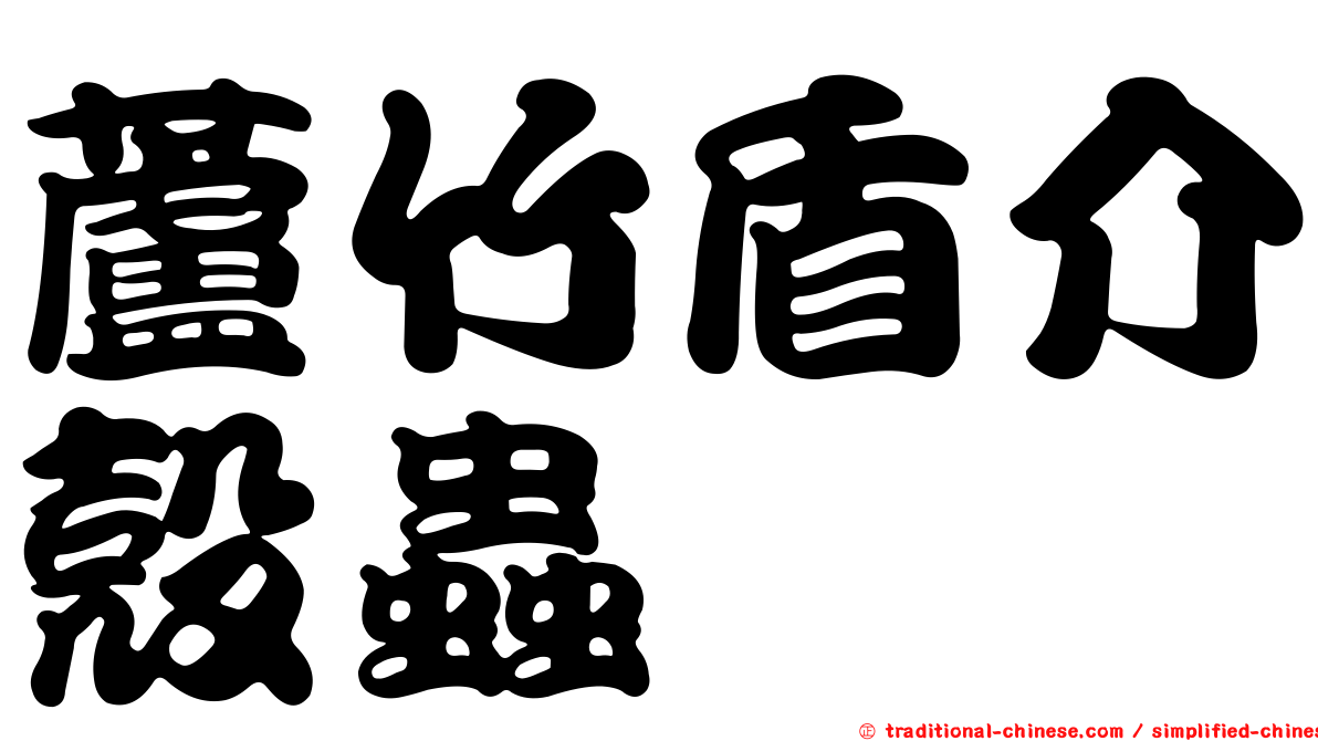 蘆竹盾介殼蟲