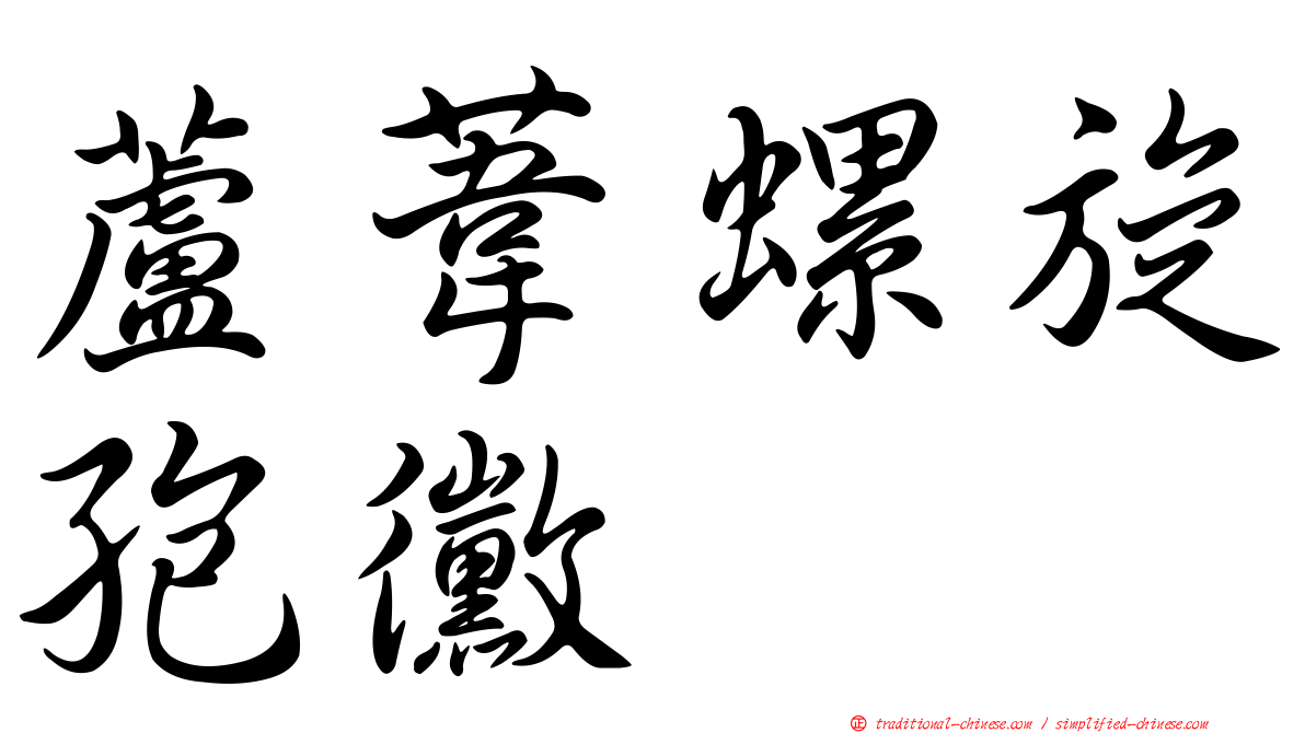 蘆葦螺旋孢黴