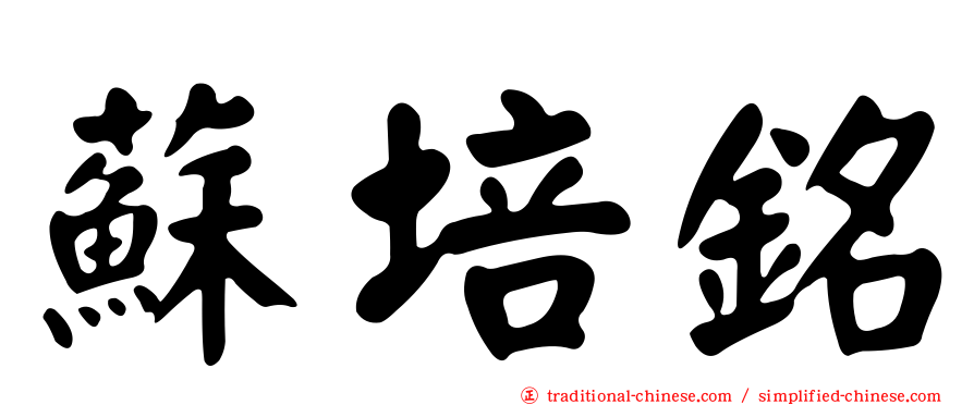 蘇培銘