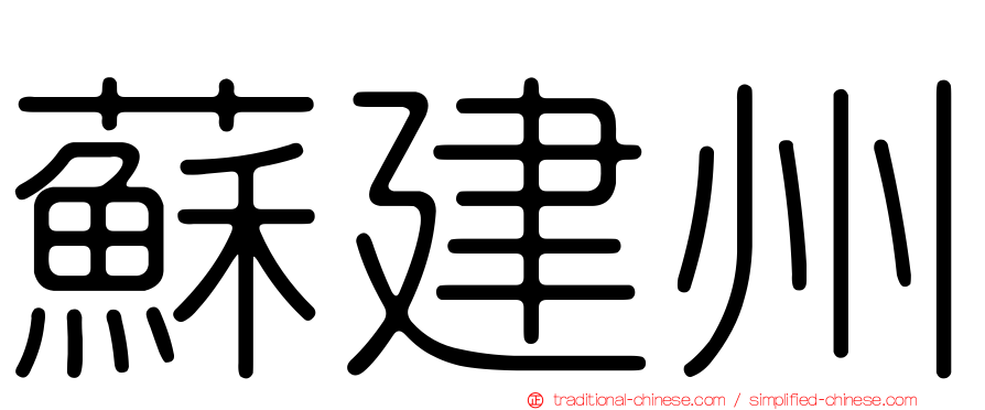 蘇建州