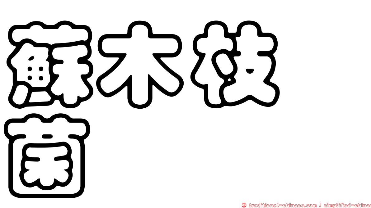 蘇木枝孢菌