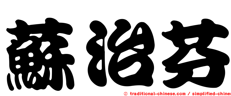 蘇治芬
