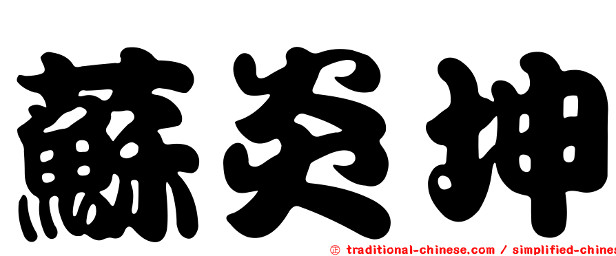 蘇炎坤