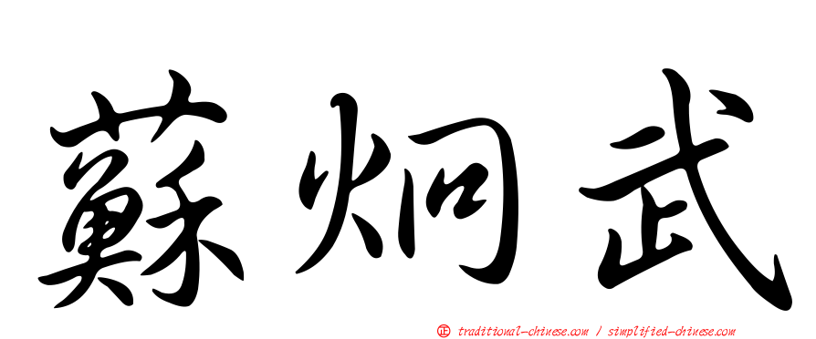 蘇炯武
