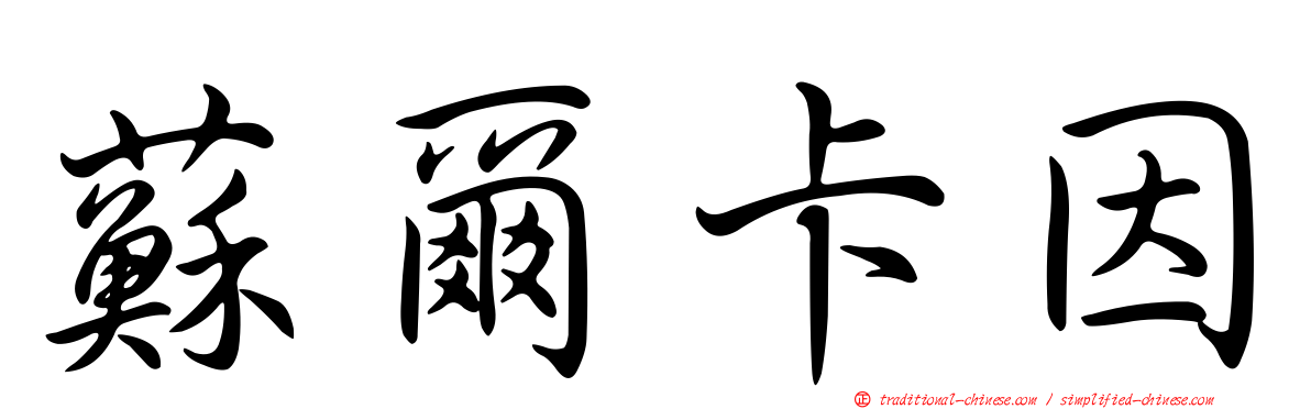 蘇爾卡因