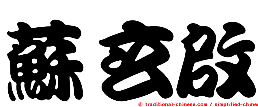 蘇玄啟