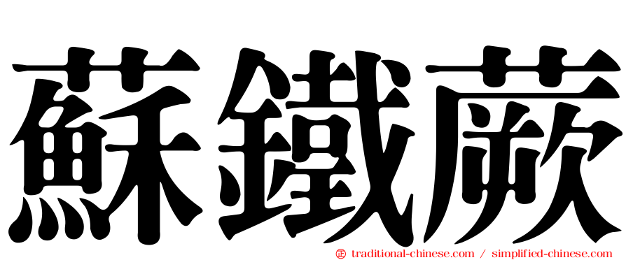 蘇鐵蕨