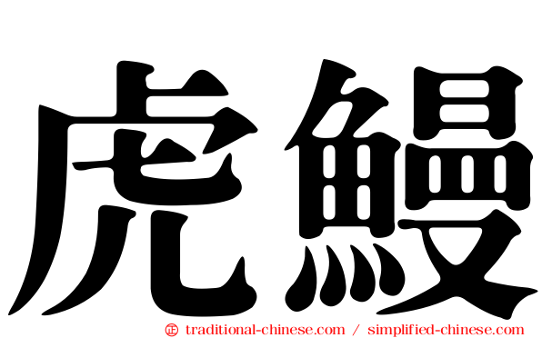 虎鰻