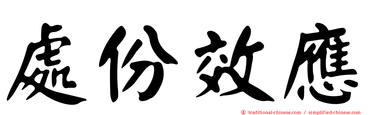 處份效應