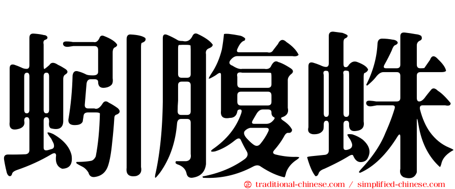 蚓腹蛛
