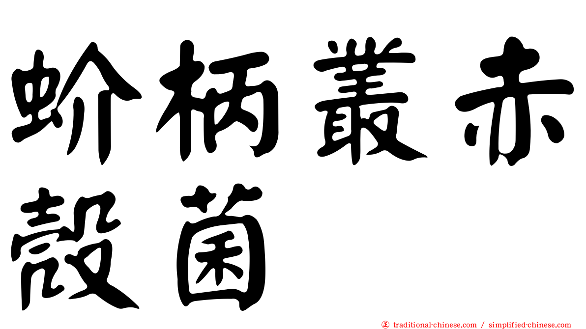 蚧柄叢赤殼菌
