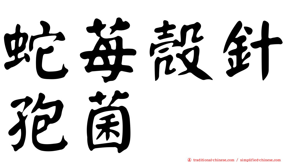蛇苺殼針孢菌