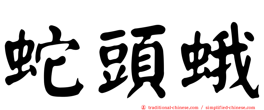 蛇頭蛾